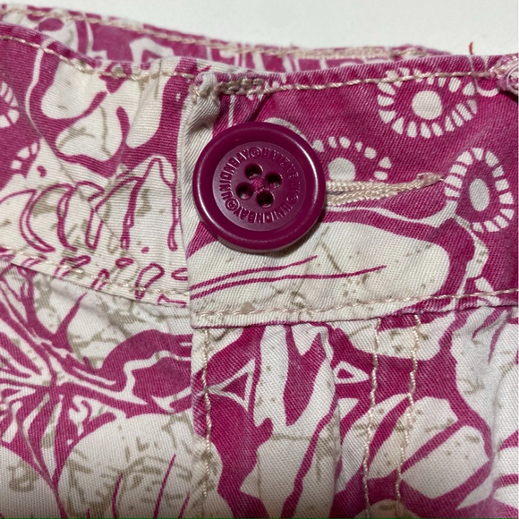 Union Bay Jeans Floral Shorts Size 1 Pink Cream - Picture 5 of 10